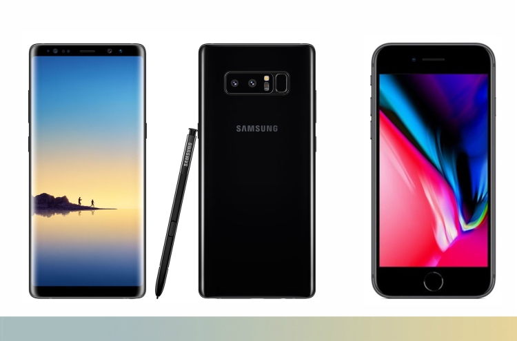 Samsung Galaxy Note 8 Ve İphone 8